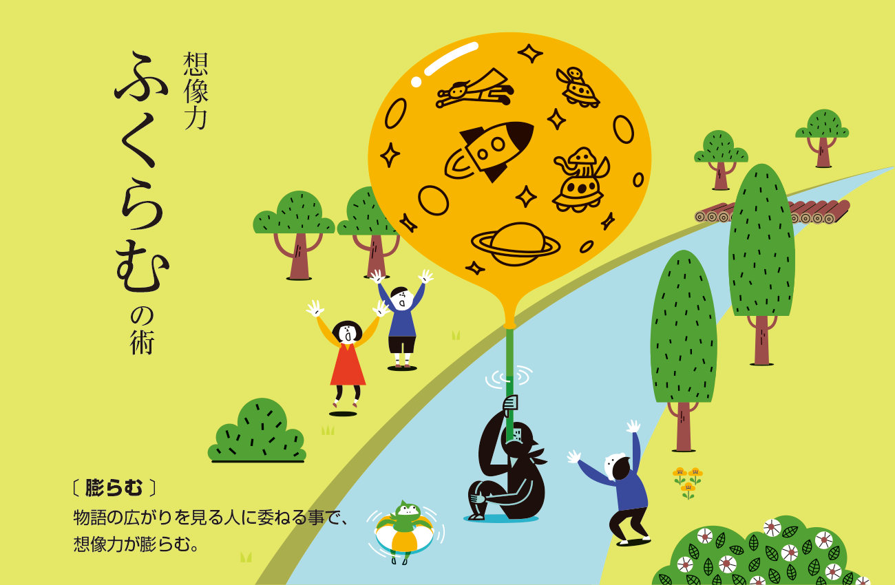 イラストで想像力が膨らむ